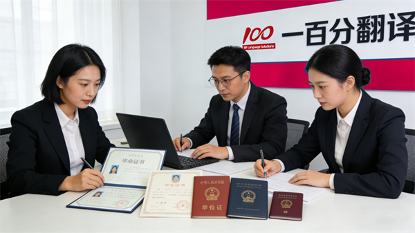 专业证件翻译服务就找一百分翻译